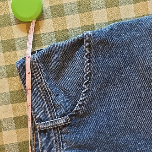 Pilcro Mid-Rise Slouchy Wide-Leg Cuffed Jeans - Picture 7 of 8